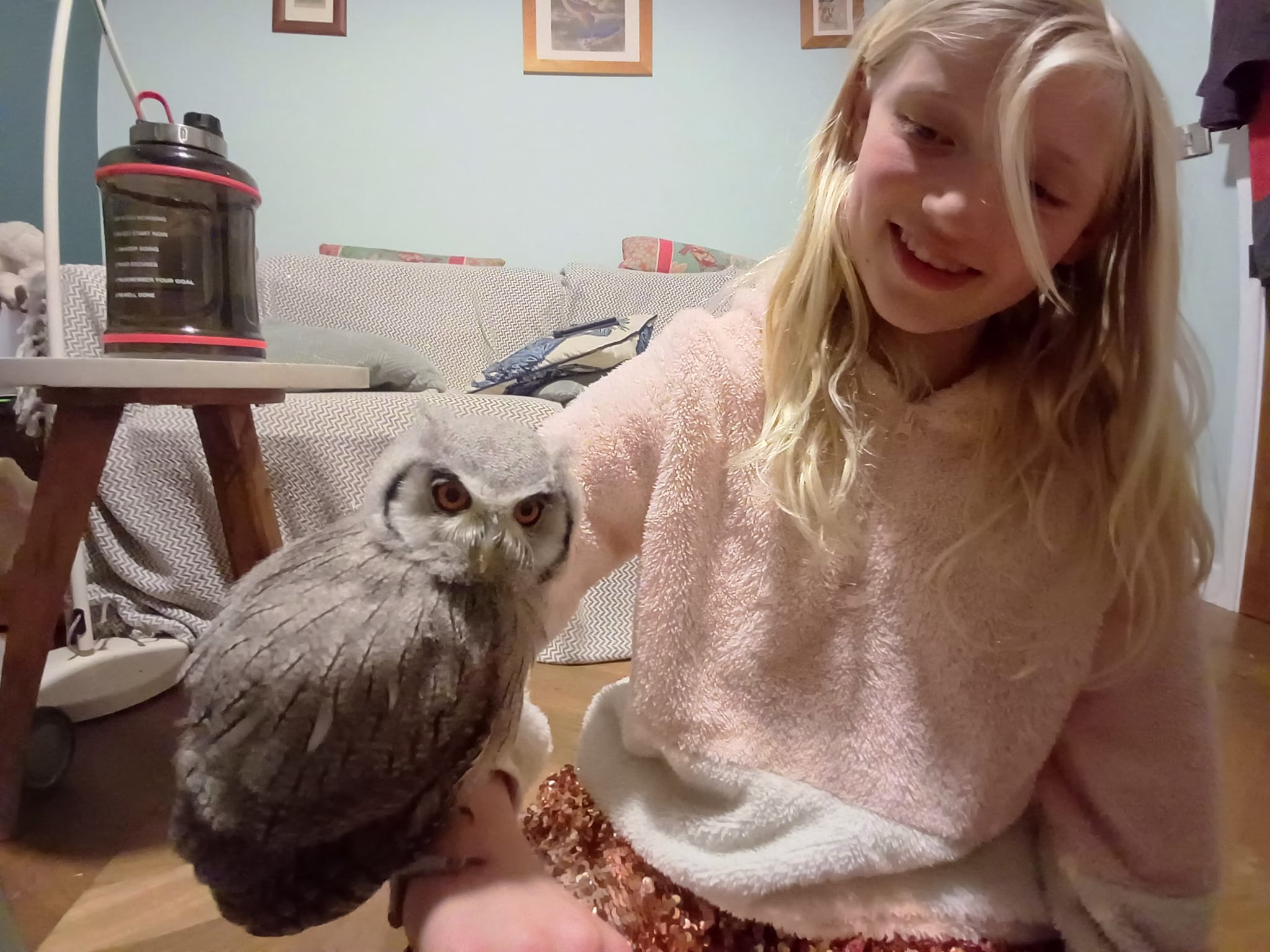 Isla and Luri at Noonvares Farm