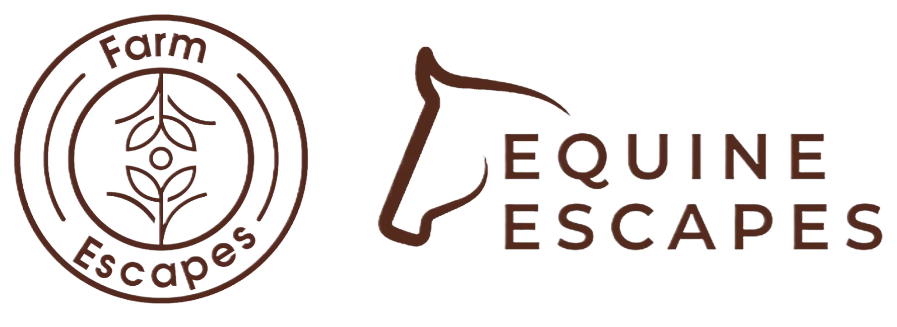 Farm Escapes and Equine Escapes logos